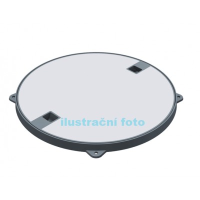 Poklop kruhový 600mm Litinobetonový A15 AL01